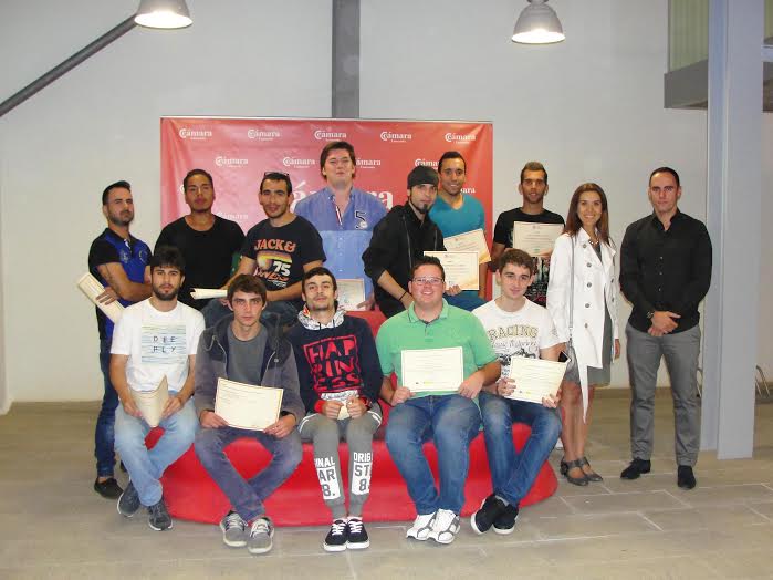 alumnos fibra óptica Cámara de Comercio de Lanzarote